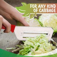 Cabbage Shredder Double-layer Vegetables Cutting Tools Kitchen Food Shredding Aid With Non-slip Base for Salads Stir-fry Cabbage