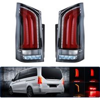 LED Tail Lamp Assembly For Benz Vito W447 V-class V260 V220 V250 2016 2017 - 2023 Rear Brake Taillights Yellow Turn Signal Ligh