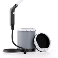 MintLeaf Portable Bidet with 15L Foldable Bucket, USB-C Rechargeable Travel Bidet, 2 Spray Modes, 2M Hose, IPX6