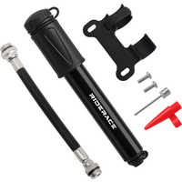 AliExpress riderace Portable Mini Bike Pump Schrader Presta Valve MTB Road Bicycle Tire Inflator Hand Air Ball Needle Hose Pump Cycling Accessories