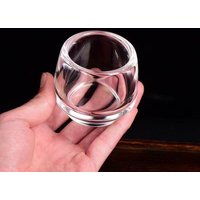 High Transparent Glass Tea Cup Crystal Finger Wrench Cup Handmade Thickened Household Chinese Health Wine Glass Heat-Resistant