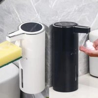 Touchless Foam Soap Dispenser Wall Mounted Automatic Electric Hand Sanitizer Dispenser USB Rechargeable Bathroom Kitchen 400ml