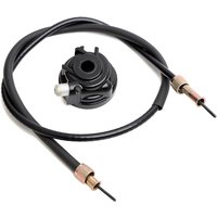 Suitable for Mino/GY6 motorcycle tachometer transmission gear belt cable kit 12mm shaft hole, with A-95mm tachometer cable