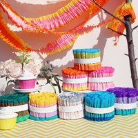3M Macaron Colorful Crepe Paper Roll Set Pull Flower Streamer New Year Wedding Happy Birthday Party Decor Christmas Babyshower