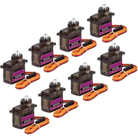 5/ 10/ 20/ 50pcs MG90S 4.8V 9g Metal Gear Analog Micro Coreless Servos Upgraded SG90 For Vehicle Helicopter Car Truck Buggy
