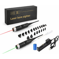 Laser Bore Sight Kit .177 .22 Caliber to12GA Laser Collimator Universal Boresighter