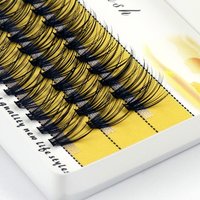 20D/30D Nerz-Wimpern 1 Box/60 Bündel Natürliche Wimpernverlängerung 3D Russische Einzelwimpern-Cluster Make-up-Tools Wimpern Cilia