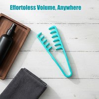 Wide Tooth Styling Comb Volumizing Root Lifter 1pc Hair Volume Tool for Wet Dry Curly Straight Hair Daily Use
