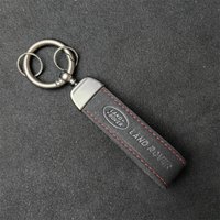 Car Suede Keychain Key Ring Auto Decoration Accessories For Land Rover L494 RANGE Sport Grille Emblem Vogue L40 SVR Accessories