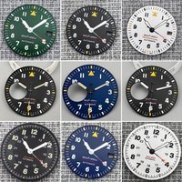 GRAMOCK Classic 29mm Pilot Style Watch Dial Face + Hands Set Luminous For NH34 NH35 NH36 NH38 ETA2824 PT5000 Automatic Movement