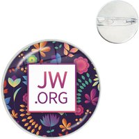 New Fashion JW.ORG Lapel Pins Steampunk Jehovah's Witnesses Collar Pin Glass Gem Photo Cabochon Brooch Jewelry Gift