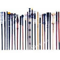 Anime Cosplay Show Metal Core Magic Funny Wand Children Decoration Toy Accessories For Bacchetta Di Plastic Magic Stick