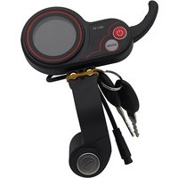TF-100 LCD Display Throttle Meter Dashboard 6PIN Switch with Electric Door Lock Key for KUGOO M4 Electric Scooter