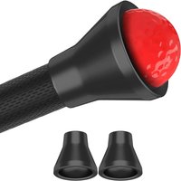 2PCS Golf Ball Pickup Tool for Putter Grip, Quick Install Retriever Claw Grabber, Back Saver Accessory with Suction Cup
