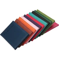 High Quality English PU Leather Passport Covers Document Cover Travel Passport Holder ID Card Passport Holder Travel Acceessory