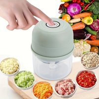 250ml Electric Mini Garlic Chopper USB Meat Grinder Garlic Crusher Sturdy Ginger and Vegetable Crusher,Thickened, Chopper