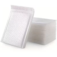 10pcs Composite Pearlescent Film Bubble Bag White Garment Packaging Express Bag Thickened Envelope Foam Waterproof Bubble Bag