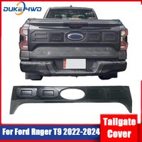 Tailgate Cover Panel Extender Carbon Grain&Black Raptor Style Rear Gate Cover Trim for Ford Ranger 2022 2023 2024