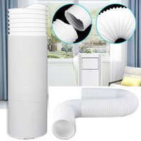 13/15cm Air Conditioner Exhaust Pipe Hose Interface Connector 1.5/2M Flexible Conditioner Exhaust Hose Tube