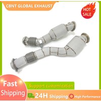 CBNT Hot Sale X3m Exhaust Pipe for BMW X3M F97 X4M F98 S58 3.0T High Flow Downpipe with three-way catalytic converter