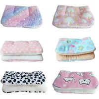 Flannel pet pad dog bed thickened sleeping pad dog blanket suitable for Chihuahua Labrador puppy kitten small large dog pet rug