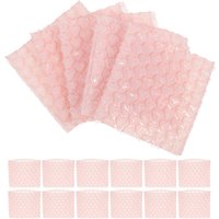 100Pcs Bubble Mailer Pouches Heart Design Shockproof Cushioning Envelopes for Electronics Glassware Mailing Moving Packaging