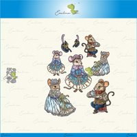 Mice to Meet You Gathering Die Set metal cutting dies 2024 new diy molds Scrapbooking paper Making die cuts crafts Printed Sheet