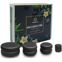 Massage Hot Stone Set,10 Piece Black Hot Stone Massage Set,Hot Massage Stone for Professional or Home Spa,For Body Massage
