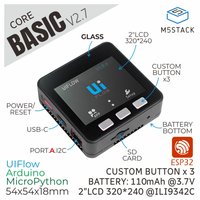 M5Stack ESP32 Basic Core IoT-Entwicklungskit V2.7