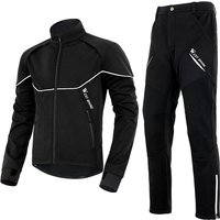 AliExpress West Biking WEST BIKING Winter Men's Cycling Outfit Fleece Warm MTB Jacket Reflective Cycling Sportwear Jerseys Pant Suit Thermal Sport Gear