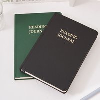 Reading Journal Book Lovers Gifts Notebook Journal Hardcover Leather For Readers Review And Track Your Reading