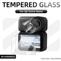9H Hardness Glass for DJI Osmo Nano, Screen & Lens Protector Clear Ultra-HD Tempered Glass Anti-scratch Film Accessories