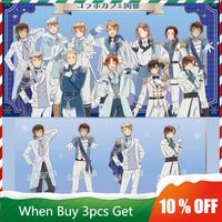 Hetalia Snow Prince Cafe Ver. Programmable Toys Customize Arthur Kirkland Figure Acrylic Stand Alfred F. Jones Standing Plate