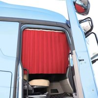 Universal Truck Cab Suede Sunshade Curtains Interior Set for SCANIA DAF MAN HOWO IVECO Mercedes-Benz Mack