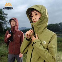AONIJIE F5249 Jikell Outdoor Running Jacket Durable Breathable Shell Professional Protection for Hiking limbing Mountain