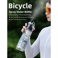 AliExpress ESLNF 2 in 1 Mist Spray Cooling Bike Water Bottle 610ml 21oz Cycling Water Bottle Hot Cold Insulated BPA Free Leak Proof