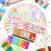 30pcs simple geometric pattern DIY collage cute stickers on coated paper / PET
