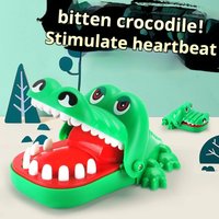 Teeth Game Alligator , Russian Roulette Style Pull Tooth Toy for Party Fun, Interactive Stress Relief Game for Family