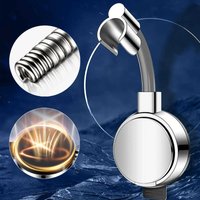 1Pc Universal Shower Head Holder No Drill 360 Degree Strong Suction Cup Shower Bracket Wall Mount Waterproof Shower Base