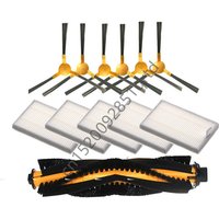 Vacuum Cleaner Hepa Filter Main Brush Side Brushes for ROZI TidyBot E30 Vacuum Cleaner Parts Filter Hepa Brushes Replacement
