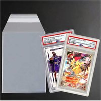 100pcs PSA Graded Card Protector Sleeves Resealable Graded Slabs Collect Protector For Pokemon Baseball Football Sports GameCard