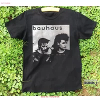 Bauhaus And Remains Album Cover Black T shirt Size S 5XL vintage Washed designer clothes Stretched Comfortable homme Slightly