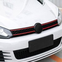 For V W Golf 6 7 Polo Car Sticker Strip Reflective Stickers Front Hood Grille Decals Auto Decoration Car Styling Car Accessories