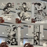 Demon Slayer: Kimetsu no Yaiba Mini Handmade Acrylic Transparent Cards - Tokitou Muichirou, Kochou Shinobu Fan Merchandise