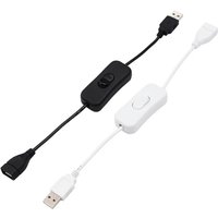 1/2/4pcs USB Cable with Switch ON/OFF Cable Extension Toggle for USB Lamp USB Fan Power Supply Line Durable HOT SALE Adapter