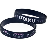 1 PC 2D Anime Character Silicone Wristband OTAKU Bracelet for Daily Outfit Accessories Bangle