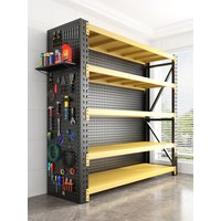 Heavy storage shelves Multi-layer steel shelves Warehouse storage racks Garage tool racks Basement storage racks