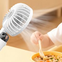 Portable Handheld Fan For Student Adjustable Desk Fan with Base Multifunction Foldable Travel Mini Fans Outdoor Stroller Fans
