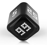 Adjustable Cube Pomodoro Timer - 5/25/10/60 Minute Countdowns, Settings - Pause, Resume, Silent, Vibrate & Sound Alarm Timer