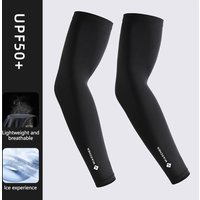 AliExpress NONE GTUBIKE 1 Pair New Ice Silk Sleeves UV Protect Breathable Cycling Arm Sports Outdoor Unisex Elastic Quick-dry Summer Sleeves